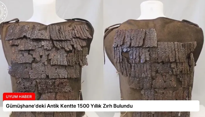 Gümüşhane’deki Antik Kentte 1500 Yıllık Zırh Bulundu
