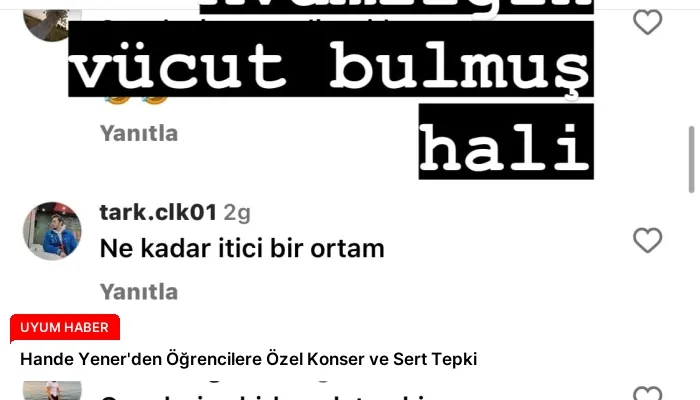 Hande Yener’den Öğrencilere Özel Konser ve Sert Tepki