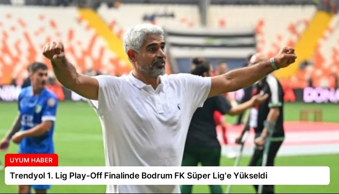 Trendyol 1. Lig Play-Off Finalinde Bodrum FK Süper Lig’e Yükseldi