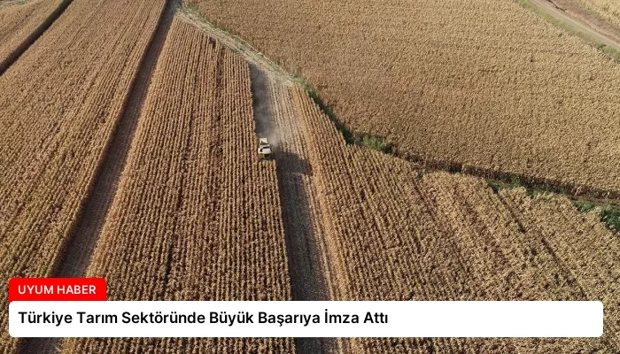 Türkiye Tarım Sektöründe Büyük Başarıya İmza Attı