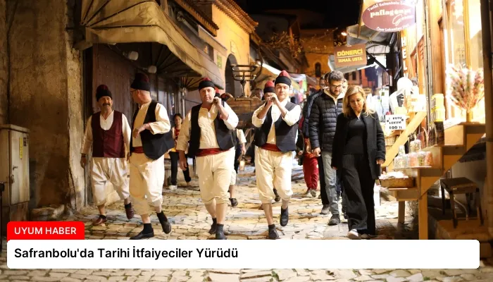 Safranbolu’da Tarihi İtfaiyeciler Yürüdü