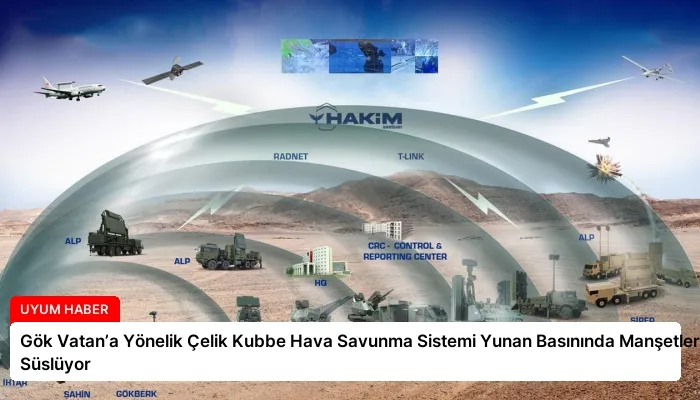 Gök Vatan’a Yönelik Çelik Kubbe Hava Savunma Sistemi Yunan Basınında Manşetleri Süslüyor