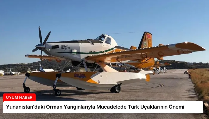 Yunanistan’daki Orman Yangınlarıyla Mücadelede Türk Uçaklarının Önemi