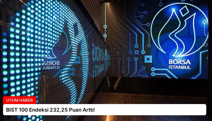 BIST 100 Endeksi 232,25 Puan Arttı!