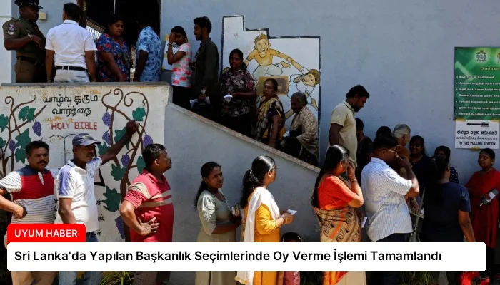 Sri Lanka’da Yapılan Başkanlık Seçimlerinde Oy Verme İşlemi Tamamlandı