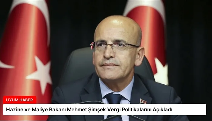 Hazine ve Maliye Bakanı Mehmet Şimşek Vergi Politikalarını Açıkladı