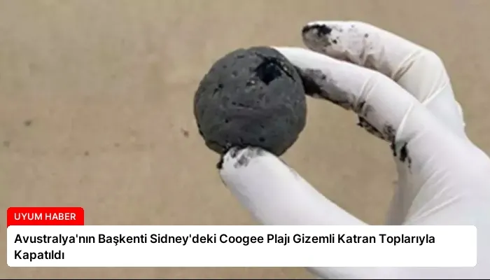 Avustralya’nın Başkenti Sidney’deki Coogee Plajı Gizemli Katran Toplarıyla Kapatıldı