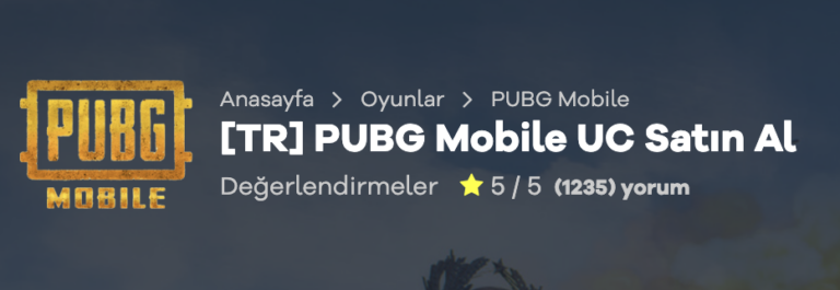 PUBG Mobile UC Satın Al Faydaları