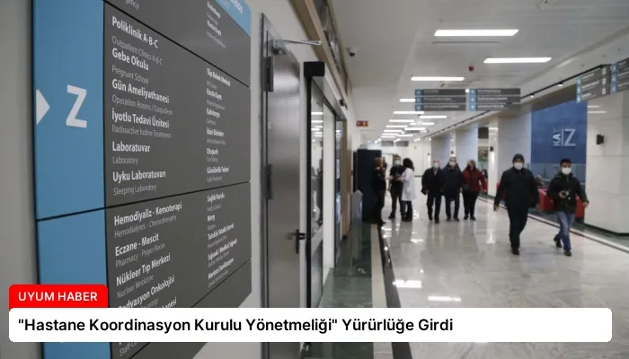 “Hastane Koordinasyon Kurulu Yönetmeliği” Yürürlüğe Girdi