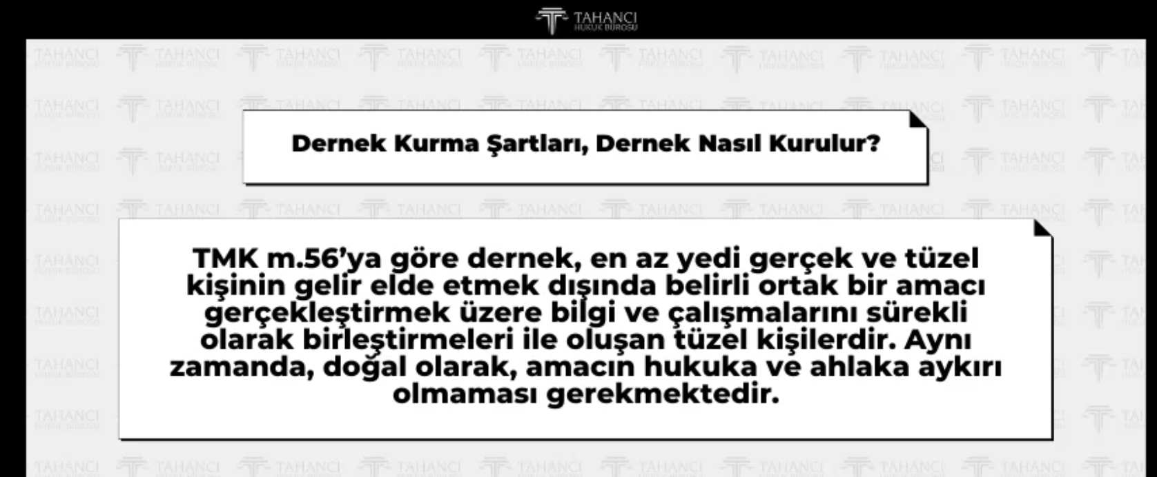 Dernek Kurma Şartları Nedir?