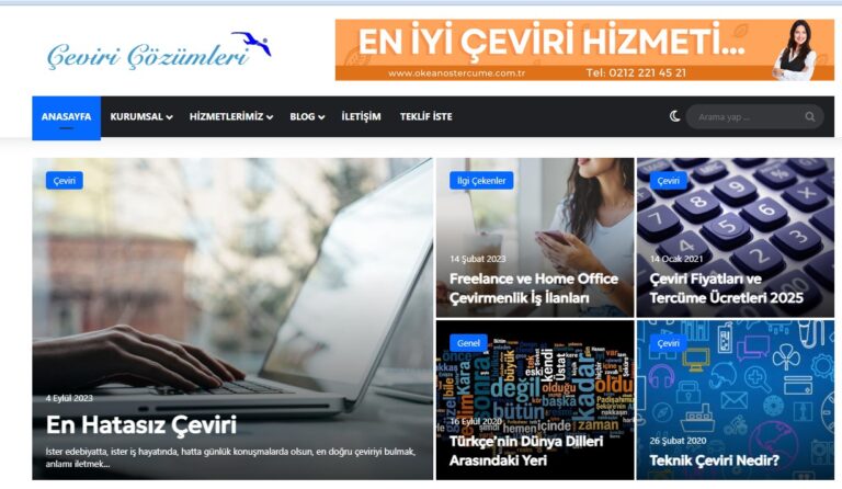 Çeviri Fiyatı ve Çeviri