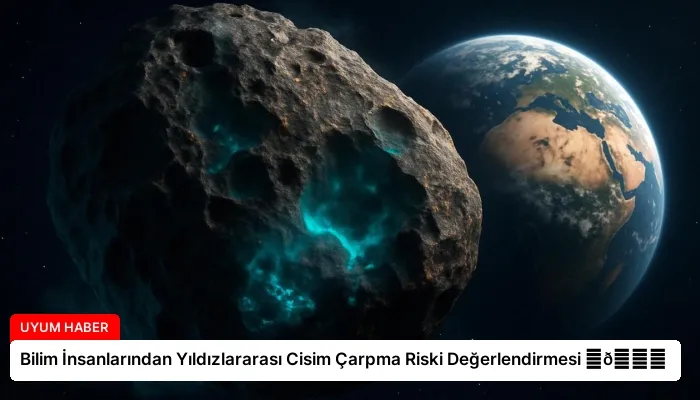 Bilim İnsanlarından Yıldızlararası Cisim Çarpma Riski Değerlendirmesi ⏬👇