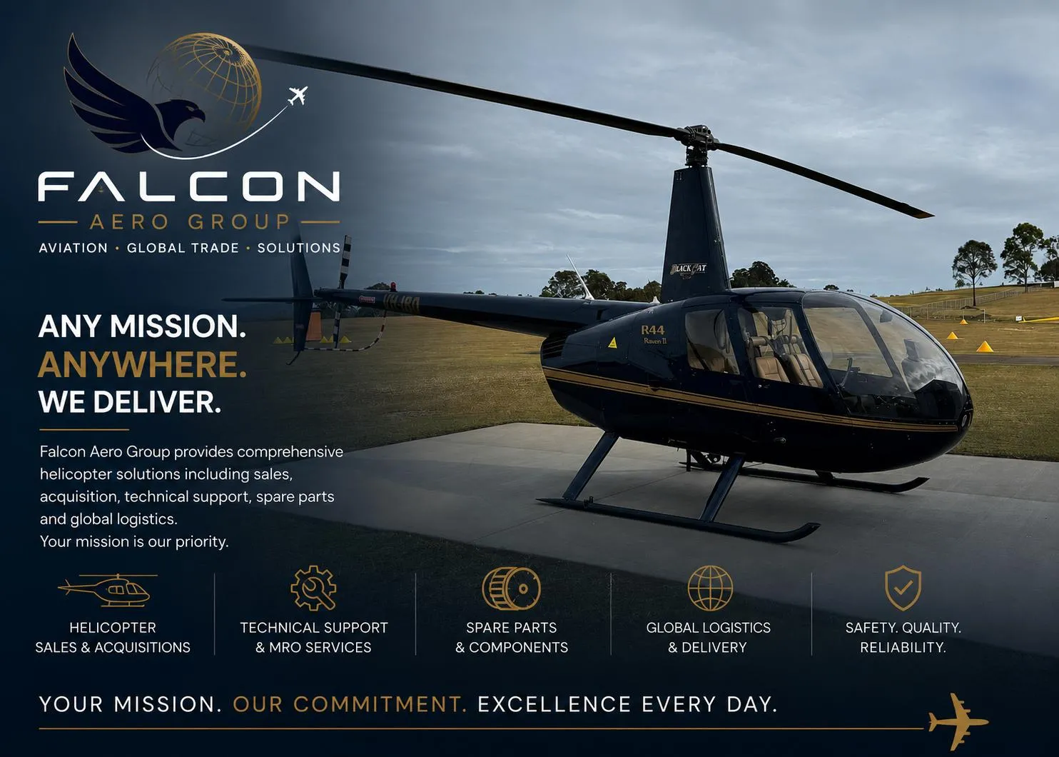 Falcon Aero Group, Küresel Havacılık Tedarik Zincirinde Türkiye’den Dünyaya Açılıyor