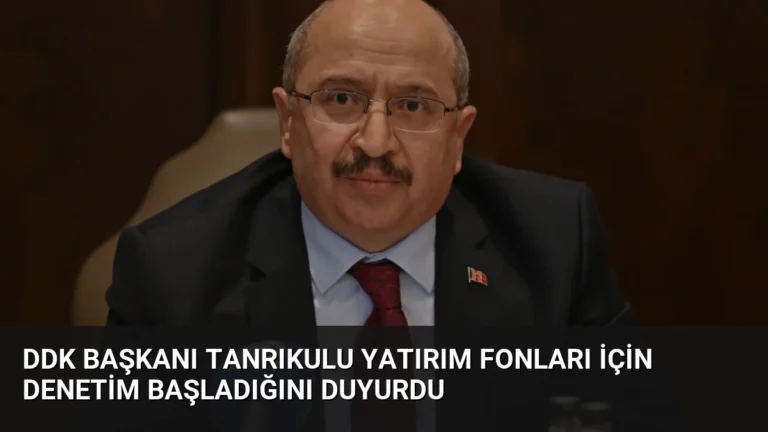DDK Başkanı Tanrıkulu Yatırım Fonları İçin Denetim Başladığını Duyurdu
